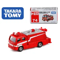 TAKARA TOMY спасательный грузовик III Тип красный #74 литая модель автомобиля игрушечный автомобиль игрушки для мальчиков