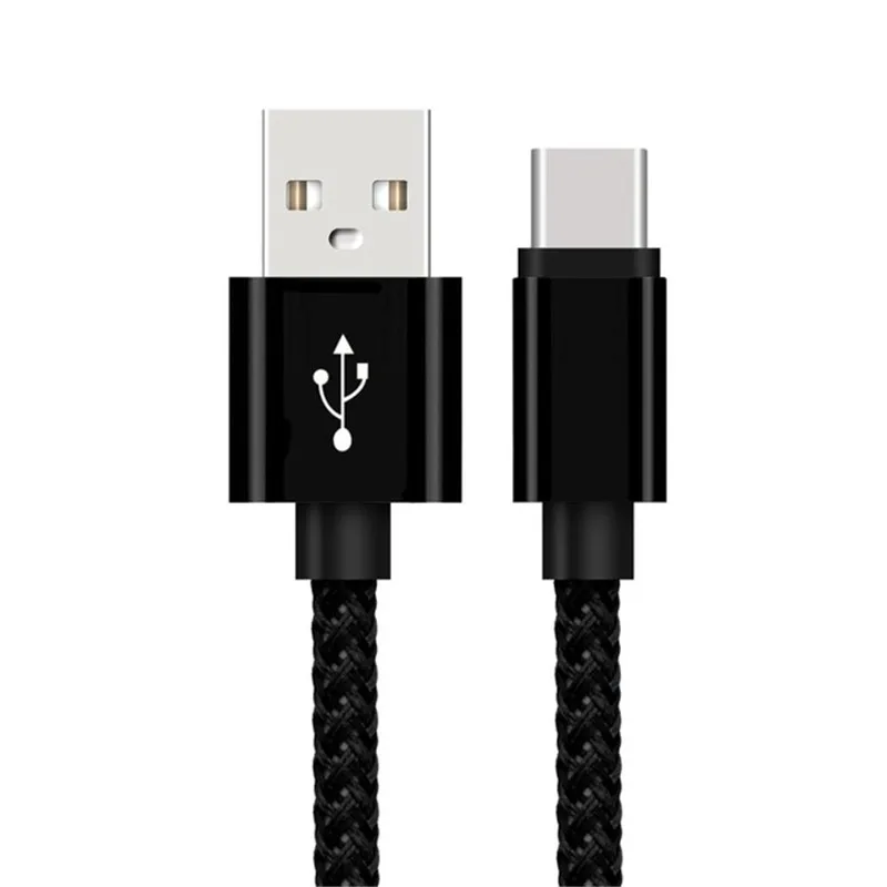 Быстрое зарядное устройство QC2.0 5V 2A EU Plug USB 3,1 type-C кабель адаптер для быстрой зарядки для смартфона huawei P20 Lite P30 P9 Nova 3 5 5i Pro - Тип штекера: Black Type C Cable