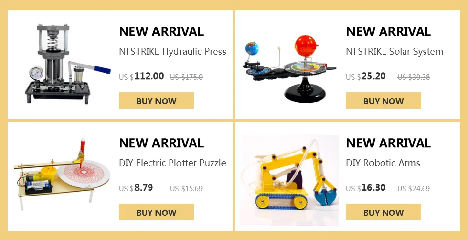 NFSTRIKE Maker DIY Fireworm Glowworm STEAM Photographic Robot Educational Kit with BLN and Photo Resistor Programmable Toys