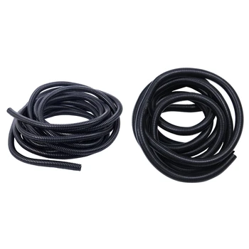 

2x 20 Ft 1 Inch Split Wire Loom Conduit Polyethylene Tubing Black Color Sleeve Tube & 10mm Inner Diameter