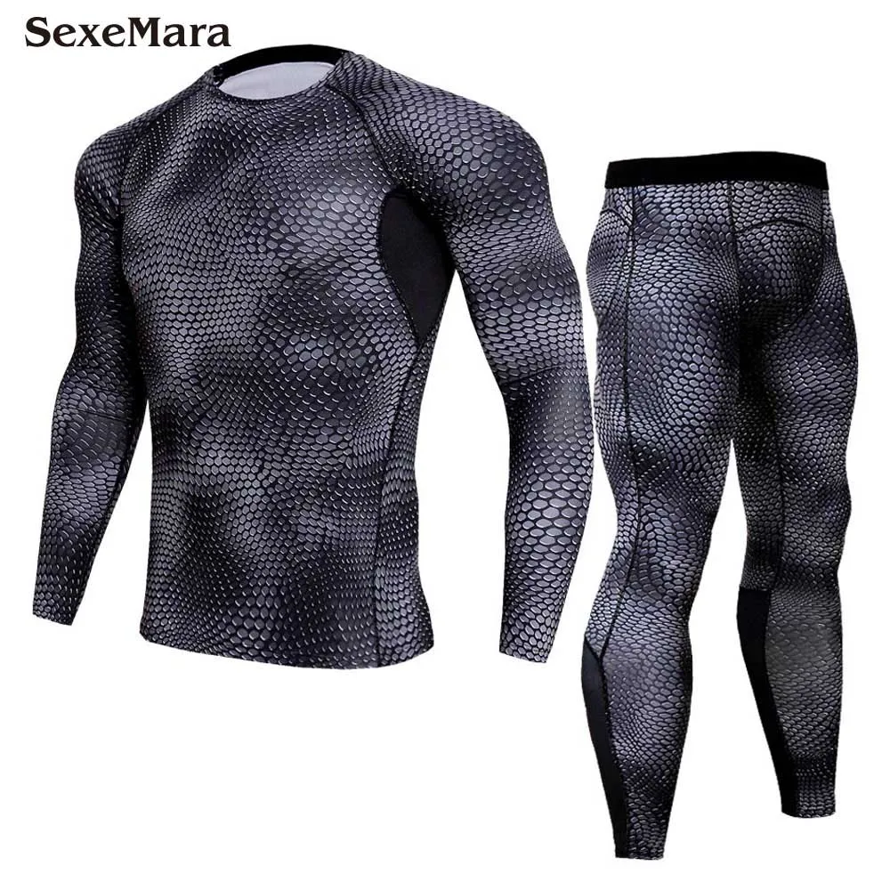 Sets Новейшая модель; Для мужчин сжатия бег трусцой Спортивная длинная футболка/Леггинсы для женщин тренажерный зал Фитнес Бодибилдинг облегающие эластичные одежда 2 шт./компл - Цвет: Sets
