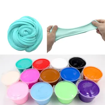 

Fluffy Foam Slime Putty Stress Relief Magic Solid Color Slime Sludge Cotton Mud Toy Slime Toys Antistress Toys Plastice