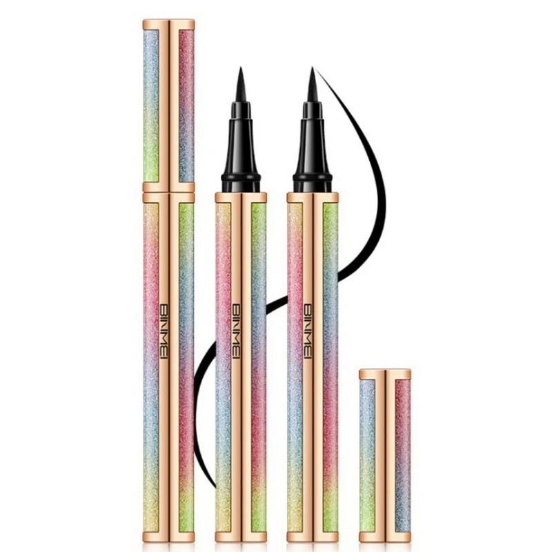 Горячая новинка, водостойкая ручка, влагостойкая, не окрашивающая, стойкая, не обесцвечивающая, женская черная жидкая подводка для глаз, макияж