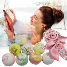 Популярные органические ванны соль мяч для тела отбеливание кожи облегчение стресса душ бомбы мяч 4 запахи облегчение избавление от стресса