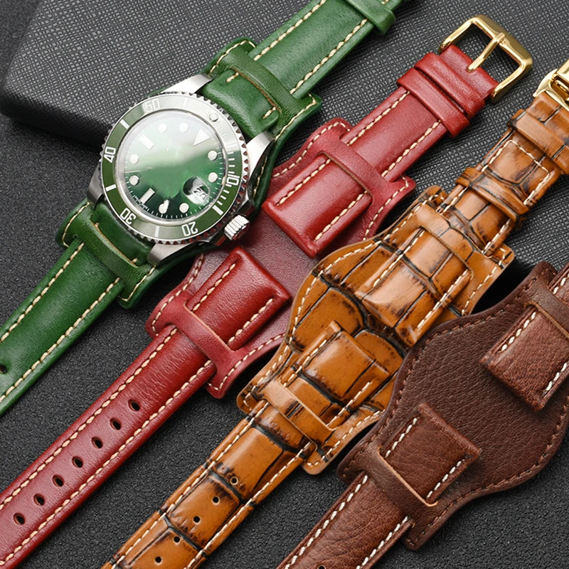 Handmade Genuine Leather Watch Strap 