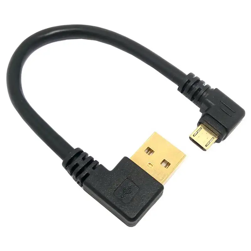 15 см USB 2 0 кабель для зарядного устройства правый угол влево 90 синхронизация карты