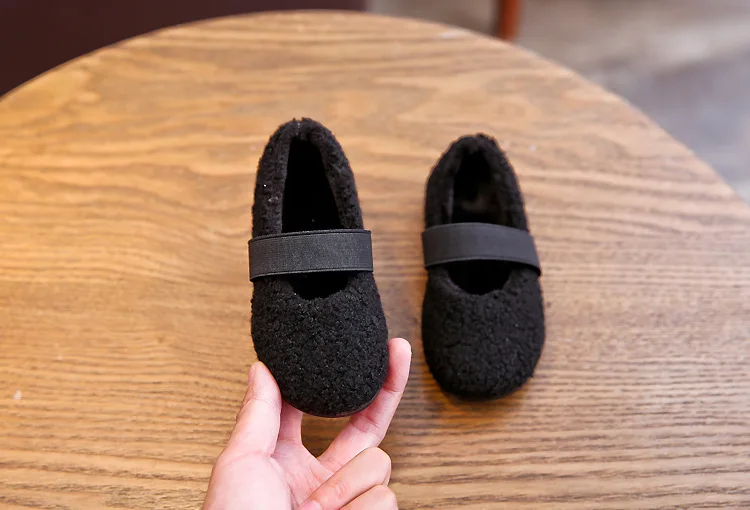Jorkzaler/зимняя повседневная детская обувь для девочек; теплая Нескользящая модная детская обувь для малышей; обувь для первого лица; Новогодняя обувь