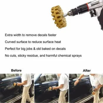 

Equipment Grinding Wheel Car Film Remover Eraser For Adhesive Sticker Removing New