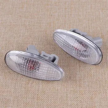 

2PCS Front Left Right Side Fender Marker Parking Light Lamp Fit for Mitsubishi Lancer 2002-2006 Outlander 2003-2006 MR522027