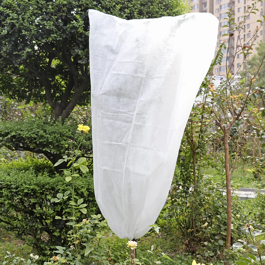 

2pcs Plant Cover Tree Blanket Freeze Frost Protection Set Pocket Case Cloth For Potted Plants Winter Protection Household Items