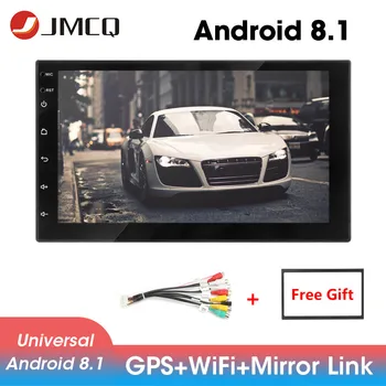 

JMCQ 7" Car Radio 2 din Android 8.1 Universal player GPS Navigaion Multimedia Video Player Stereo for Ford Focus 2 Nissan Toyota