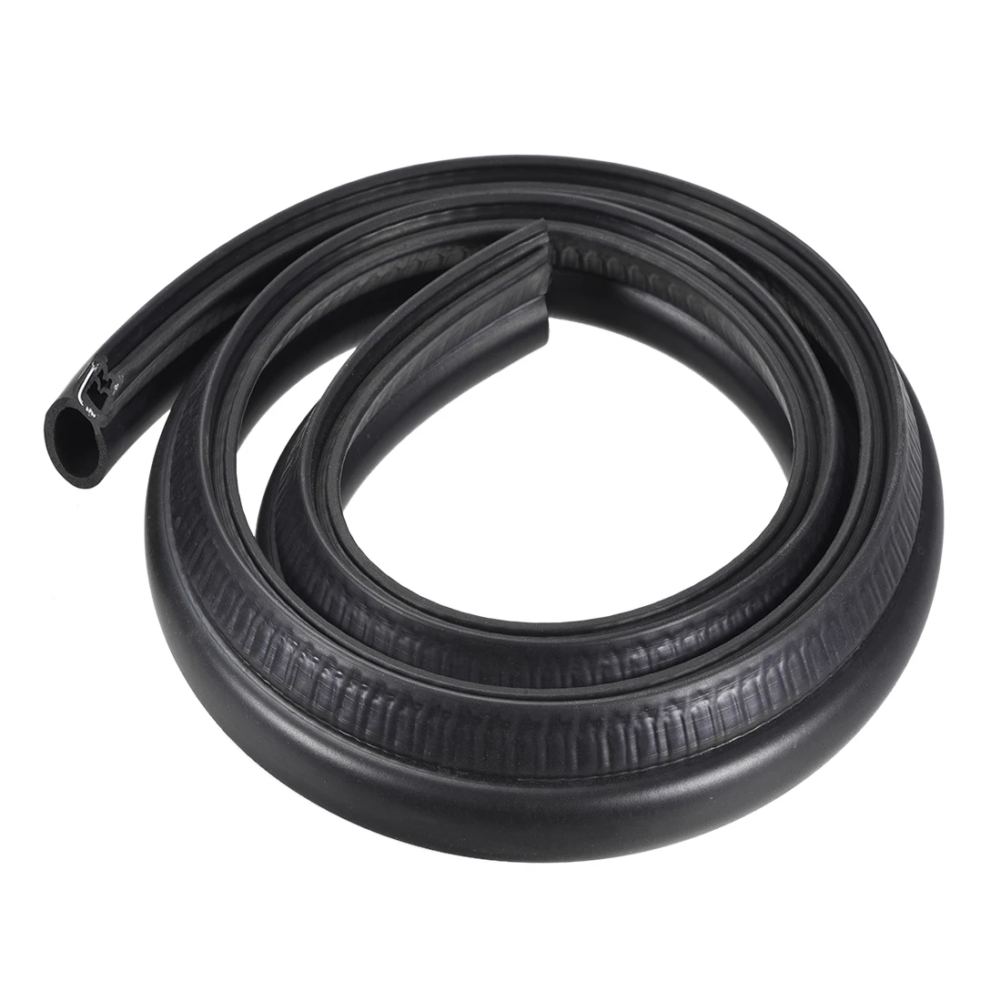 

uxcell 1Pcs Trim Seal with Top Bulb, EPDM, Fits 0.5-3mm Edge 1M/3.28Ft 1.22inch Height for Window and Door Applications