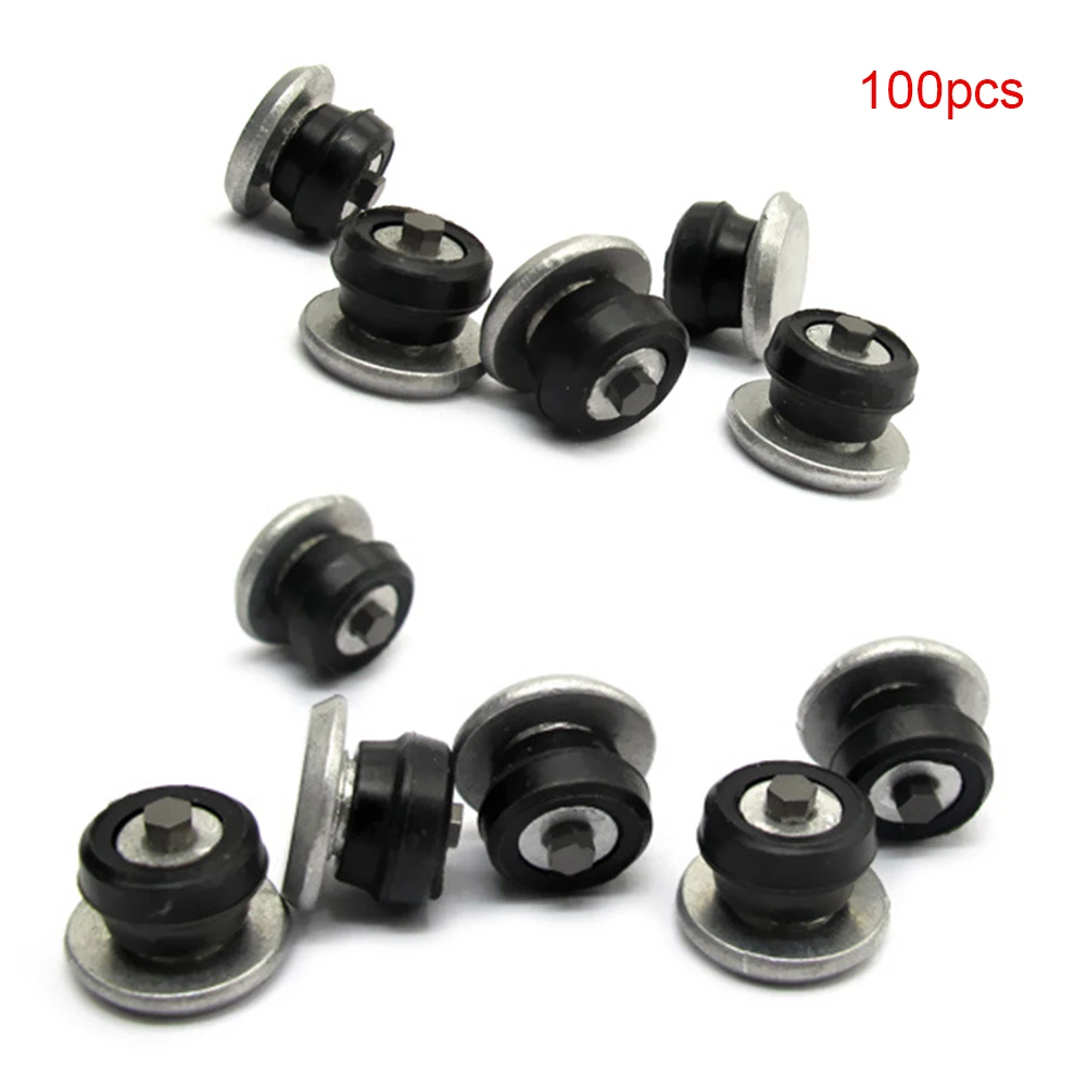 Cena 100 sztuk zimowe knagi śruby ochronne szpilki Mini trwałe odporność na zużycie akcesoria Spike Set Wheel Anti tuleja ślizgowa opona samochodowa