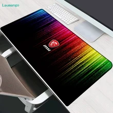 

MSI Logo Large Rubber Mat Gaming Mouse Mat Mause Pad Pc Mats Mouse for Computer Mousepad Company Kawaii Accessories Mausepad