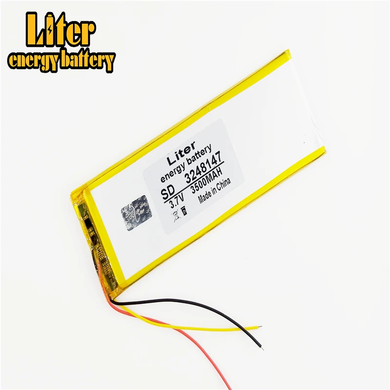 3 провода li-po новые полимерные батареи 3248147 3500mAh 7 V thium battery Irbis tx18 | Электроника