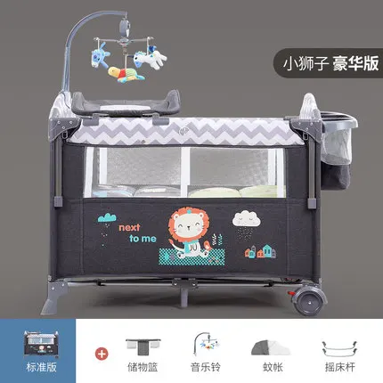 A3 Coolbaby детская кроватка многофункциональная Складная портативная Детская кроватка Колыбель для кроватки - Цвет: A3