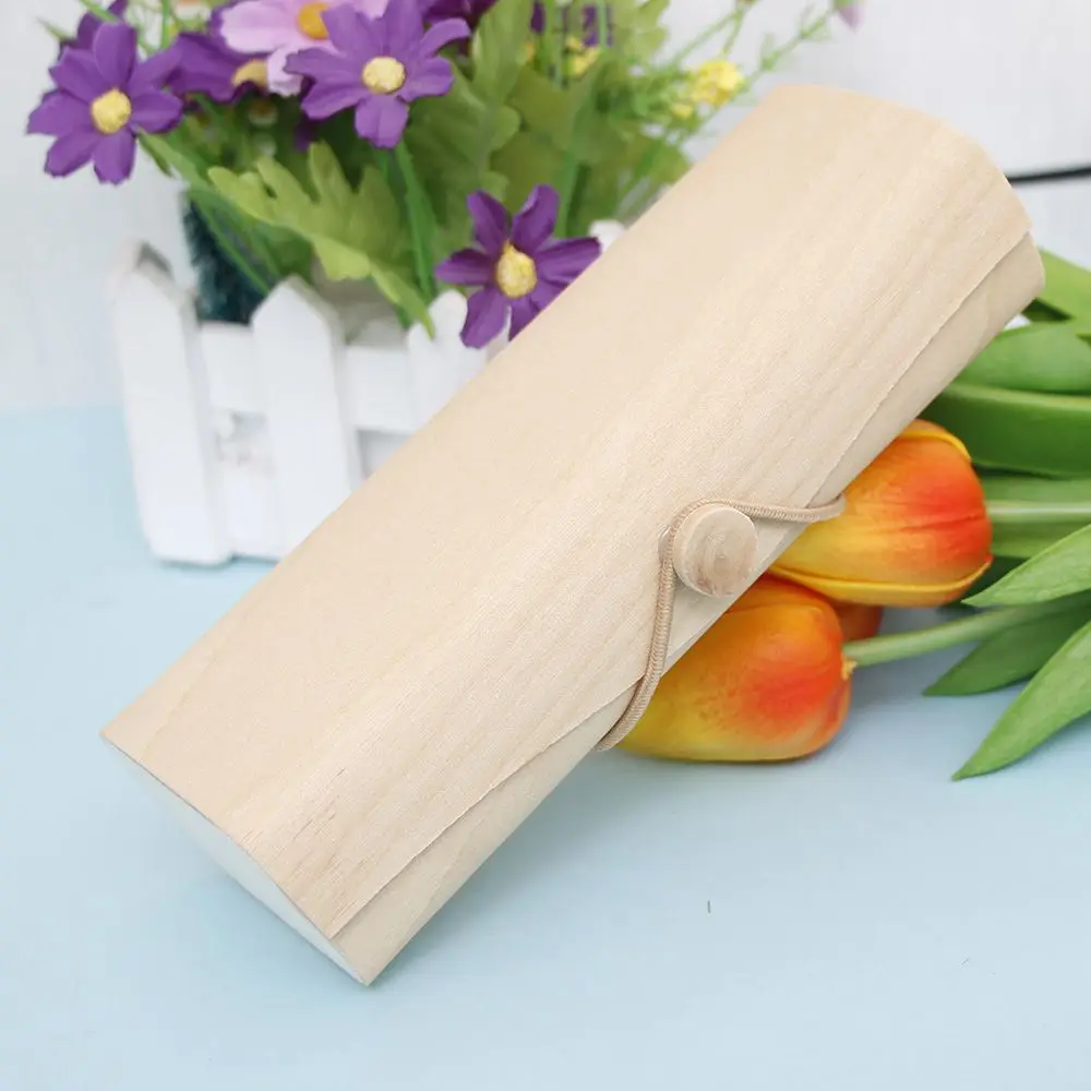 New Portable Fashion Wooden Sunglasses Box Case Eye Glasses Clam Shell Protector Tool | Аксессуары для одежды