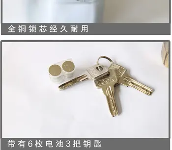 

Bemodst Built-in Movement Sensor Security 110db Siren Alarm Lock Universal Anti-Theft Padlock for Bicycle Motorcycle Door Gate