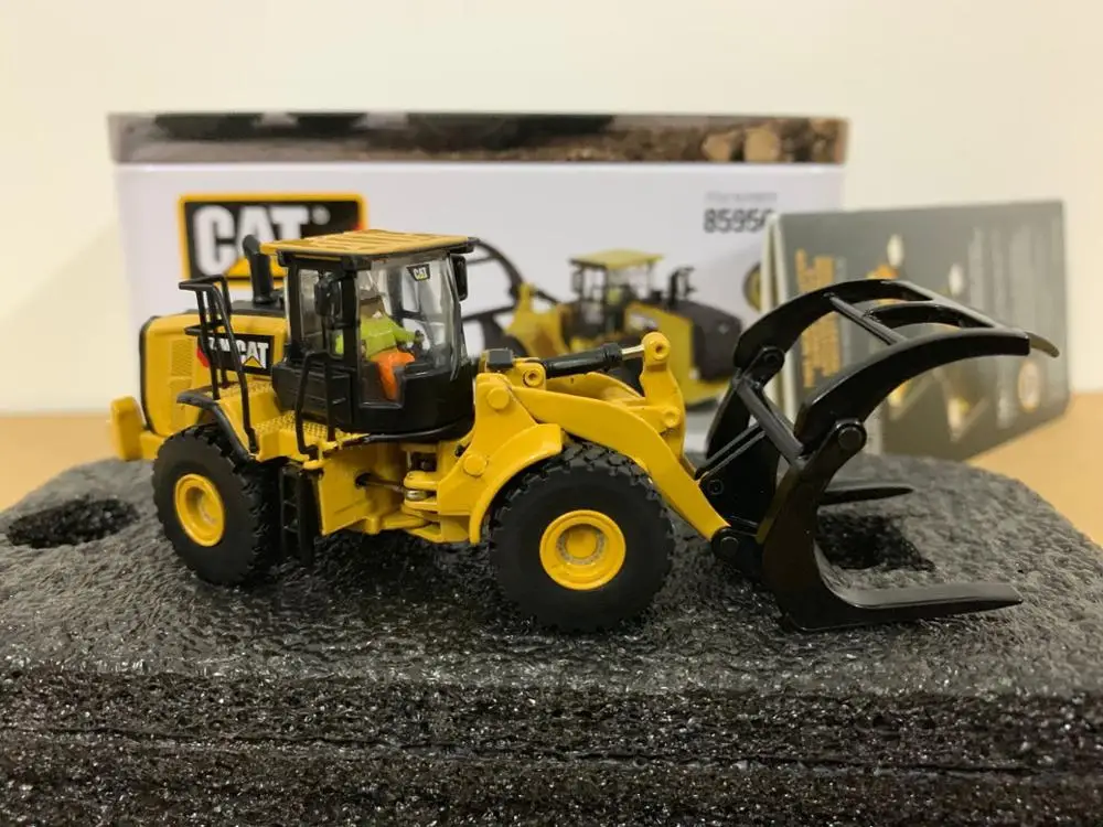 Caterpillar Cat 972 м колесный погрузчик с бревенчатой вилкой HO Scale 1:87 бренд Diecast Masters 85950|dump