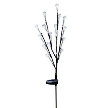 

Colorful Field Plug Home Yard Garden Light Waterproof Easy Install Outdoor Decor Landscape Artificial Tree 16 LEDs Solar Powered