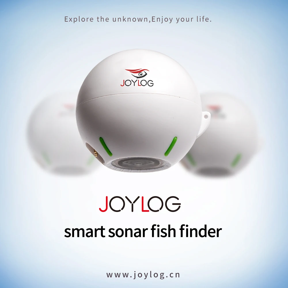 

JOYLOG Portable Wireless Bluetooth Fish Finder Smart Sonar Echo Sounder with iOS & Android Phone APP All For Fishing