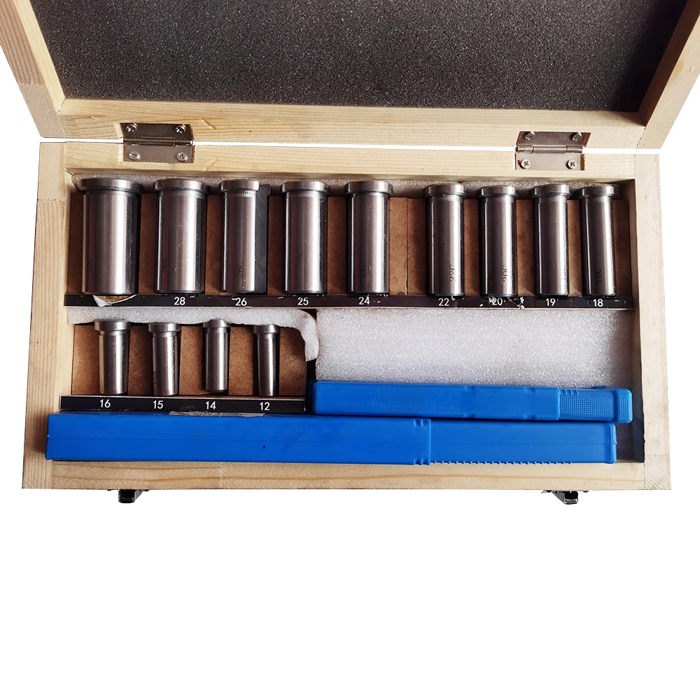 Metric System Keyway Broach Set 22pcs Bushing Shim Set 12-30 HSS Keyway Tool Knife For CNC Machine keyway broach tools