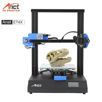 

New Anet ET4 X 3D Printer With Out of Filament Reminding Resume Printing Quick Heating Table For 3D DIY Maker