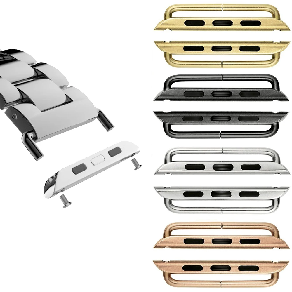 Адаптер для apple watch band коннектор 44 мм 40 iwatch 42 38 316L из нержавеющей стали аксессуары |