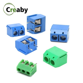 

10/20Pcs KF30-5.0mm 2P 3P Pitch 5.0mm Straight Pin Screw PCB Terminal Block Wire Connector 24-18AWG Blue Green