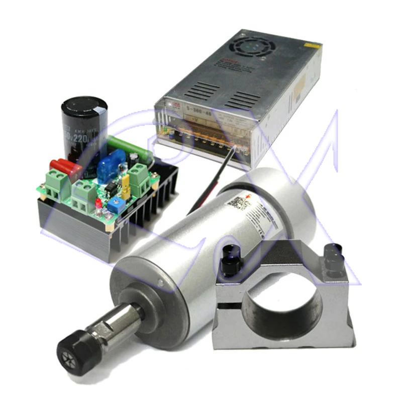 

ER11 300W spindle motor driver kit 3000-12000rpm CNC machine tool engraving machine spindle supports MACH3