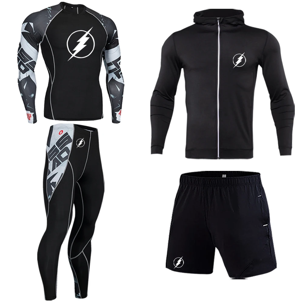 Men's winter tight thermal underwear men's outdoor sports function breathable training cycling thermal underwear long suit