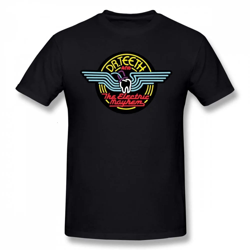

one yona Mayhem T Shirt Dr Teeth And The Electric Mayhem Color T-Shirt 100% Cotton Tee Shirt Funny 6xl Classic Man Tshirt