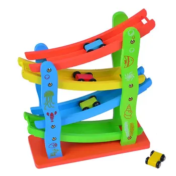 

Wooden Children's Puzzle Early Education Toy Inertia Track