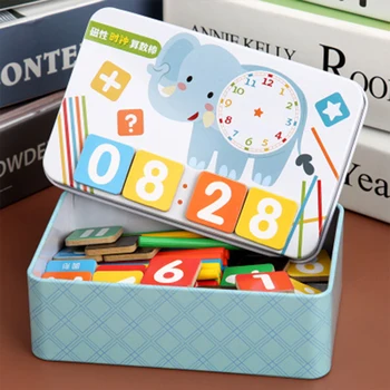 

Baby Preschool Spelling Learning Toys Children Educational Game Toys Developing Toy Kindergarten Arithmetic Clock Counting Stick