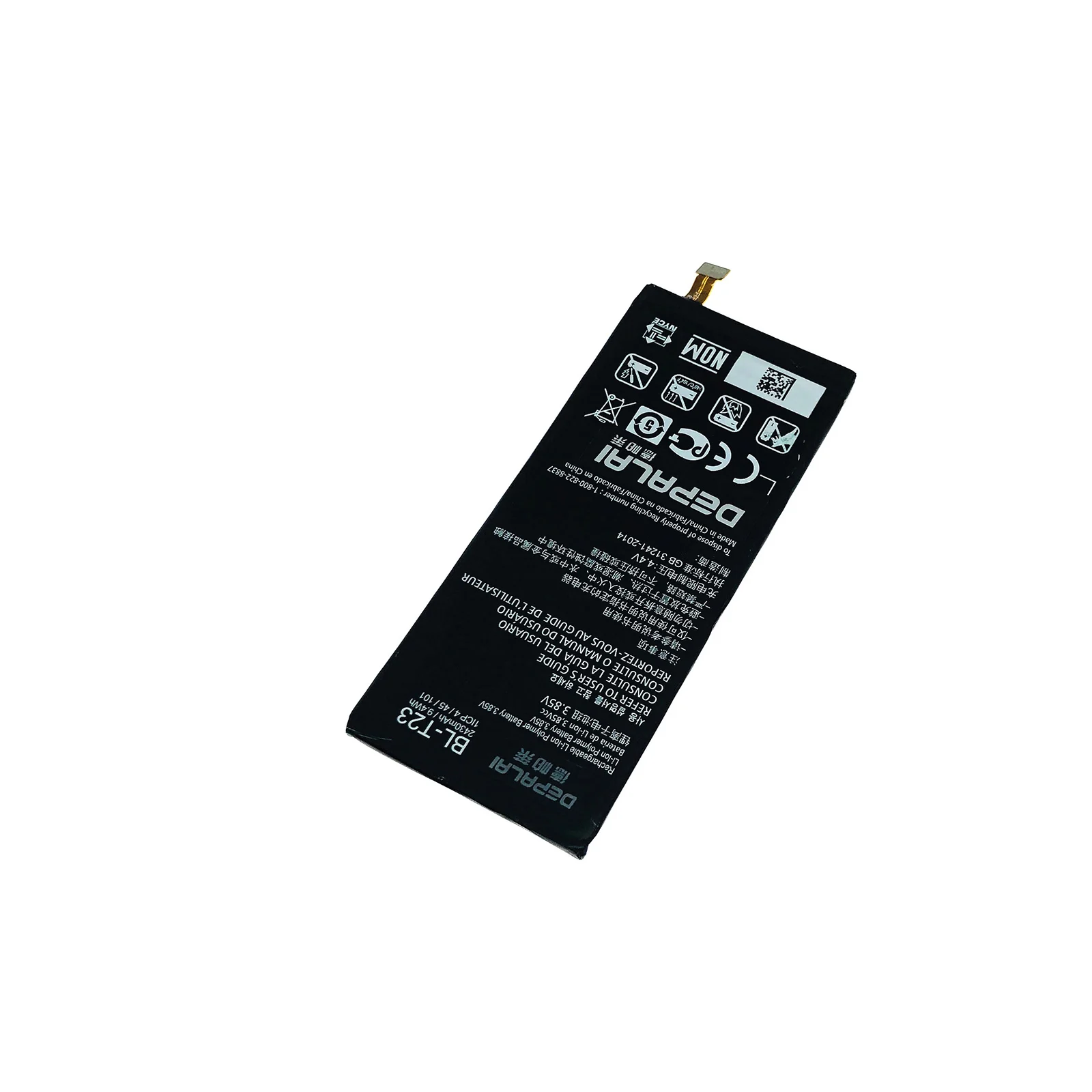 2430 мАч/9.4Wh BL T23 / BLT23 сменная батарея для телефона LG X Cam K580 K580Y F690 K580DS