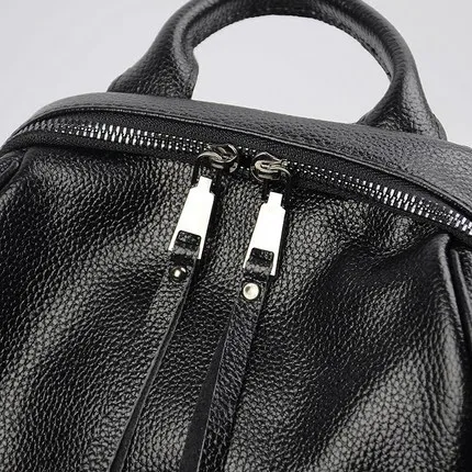 Высококачественный Женский рюкзак из натуральной кожи, модные повседневные сумки из воловьей кожи, женская сумка на плечо, рюкзаки для девочек, рюкзак