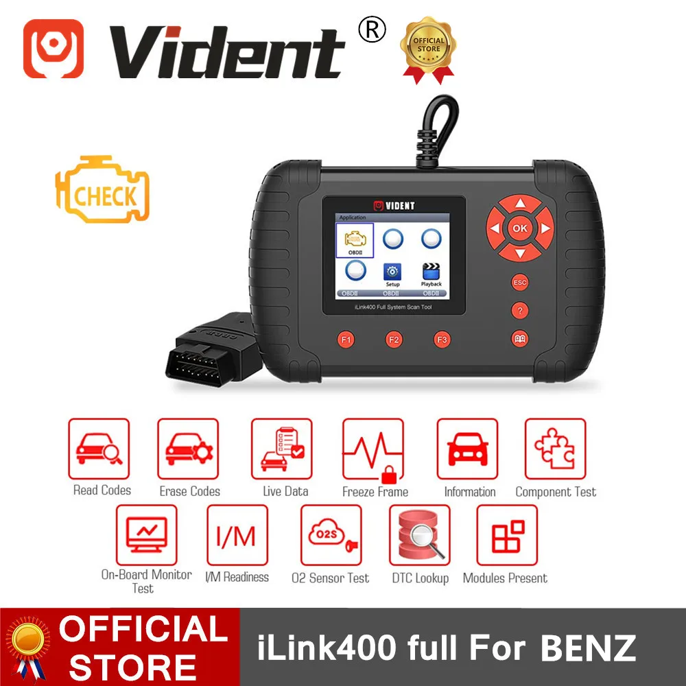 VIDENT iLink400 полный системный сканер для Mercedes Benz и Sprinter с обновлением специальных