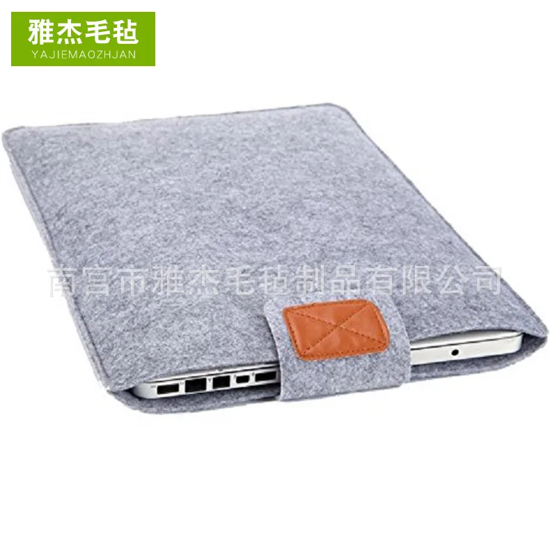 

New Style Felt Computer Bag Fashion Business Creative Hand Tablet PC Felt Bag Protective Case