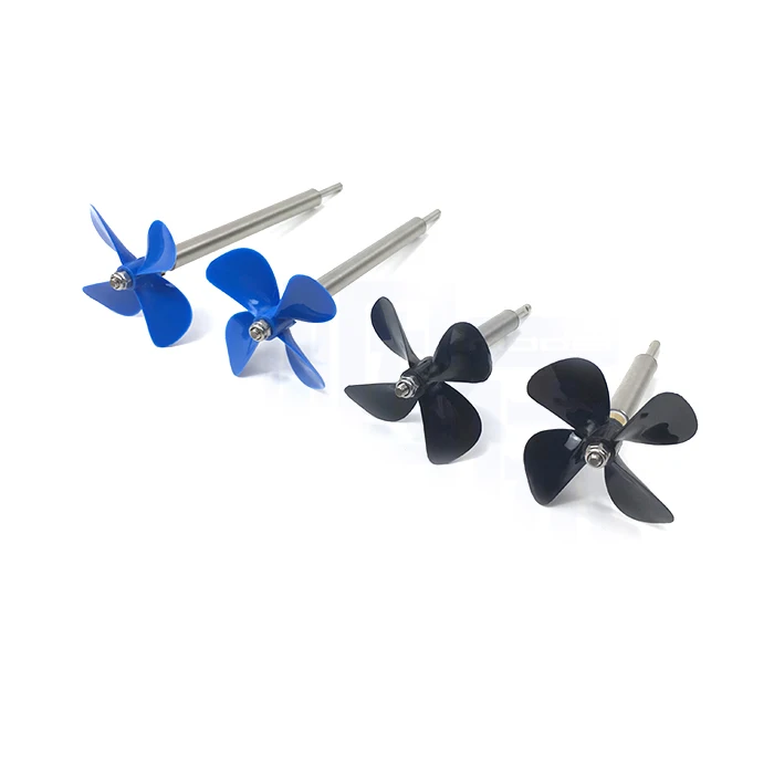 2 Piezas De Hélice De Barco RC Con Eje De Transmisión Y Soporte, Accesorio De Repuesto Para Barcos Modelo Marino (Diámetro De 3 A 6.35 Mm)
