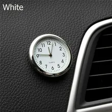 Car Clock Luminous Mini Automobiles Internal Stick-On Digital Watch Mechanics Quartz Clocks Auto Ornament Car Accessory Decor