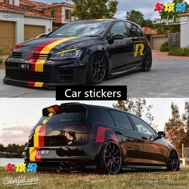 Auto aufkleber FÜR Volkswagen Golf 7 GTI Golf 8 körper außen dekoration  personalisierte mode sport abziehbilder - AliExpress