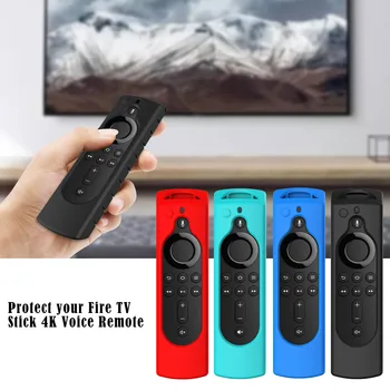 

Vococal Remote Controller Protective Silicone Case Shock-Proof Cover Skin Sleeve Protector for Amazon Fire TV Stick 4K