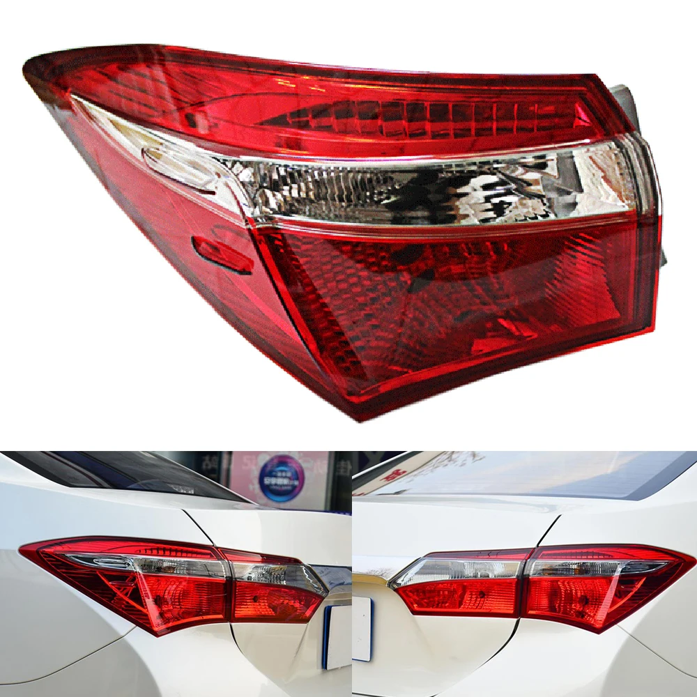 Для Toyota Corolla комплект для освещения автомобиля Авто задний фонарь Поворотная сигнальная Тормозная лампа Предупреждение ющий бампер свет