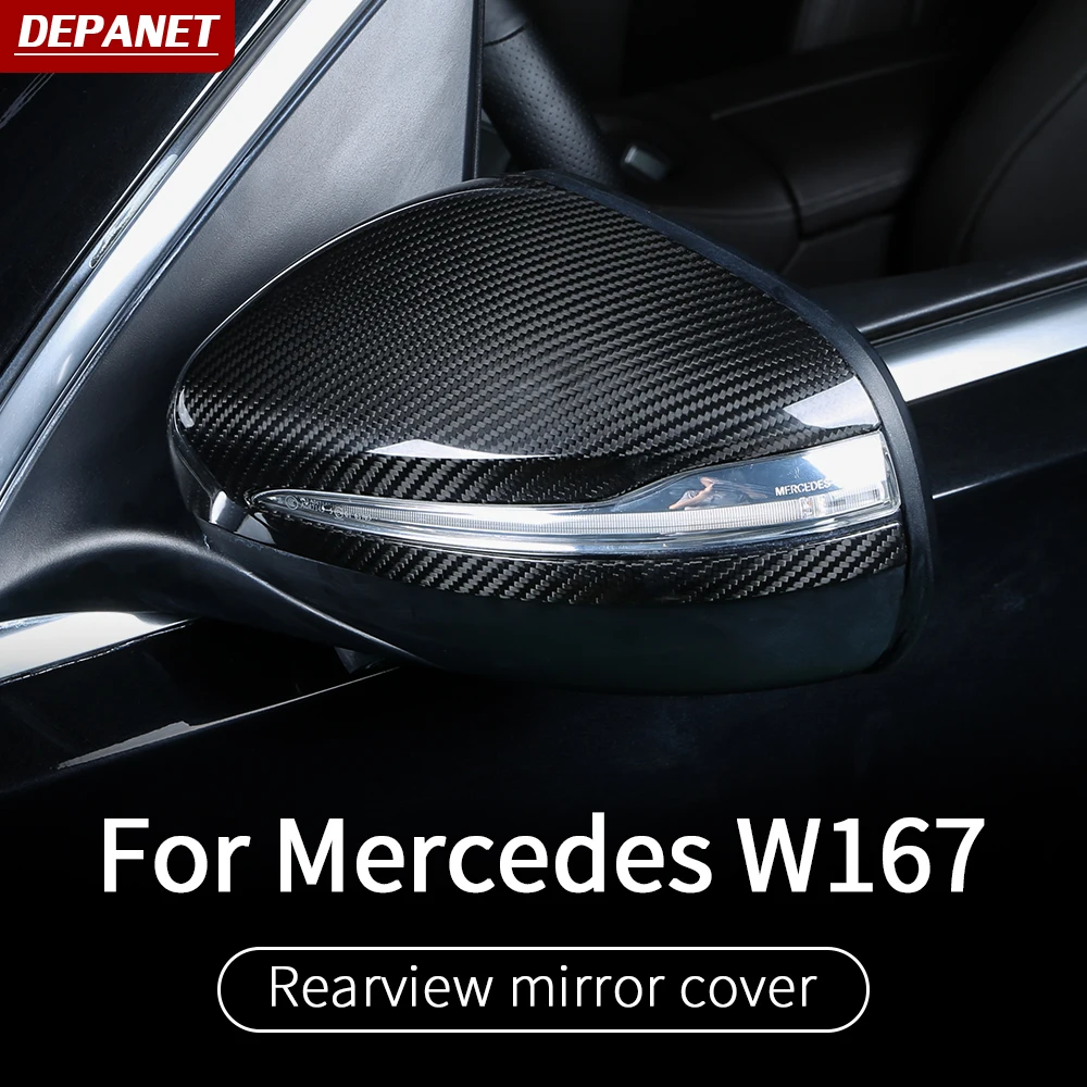 Rear mirror trim For Mercedes gle w167 V167 gls w167 x167 gle carbon gle 2020 gle 350/amg 450 500e amg exterior accessories