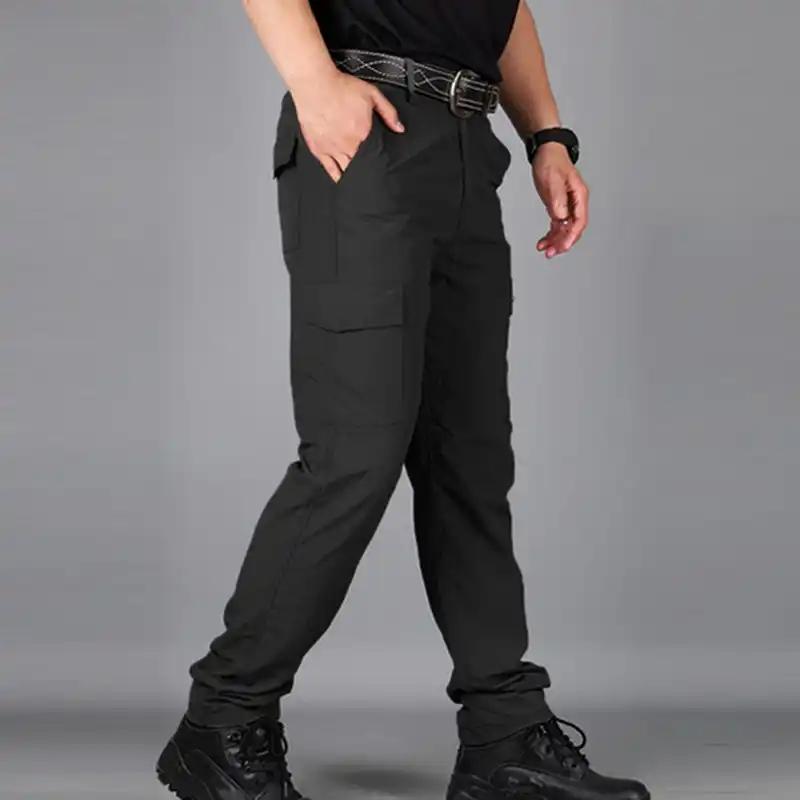 combat trousers with tassels