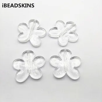 

New arrival! 43x47mm 50pcs Large Clear acrylic Flower Shape beads for Necklace,Earrings parts,hand Made Jewelry DIY