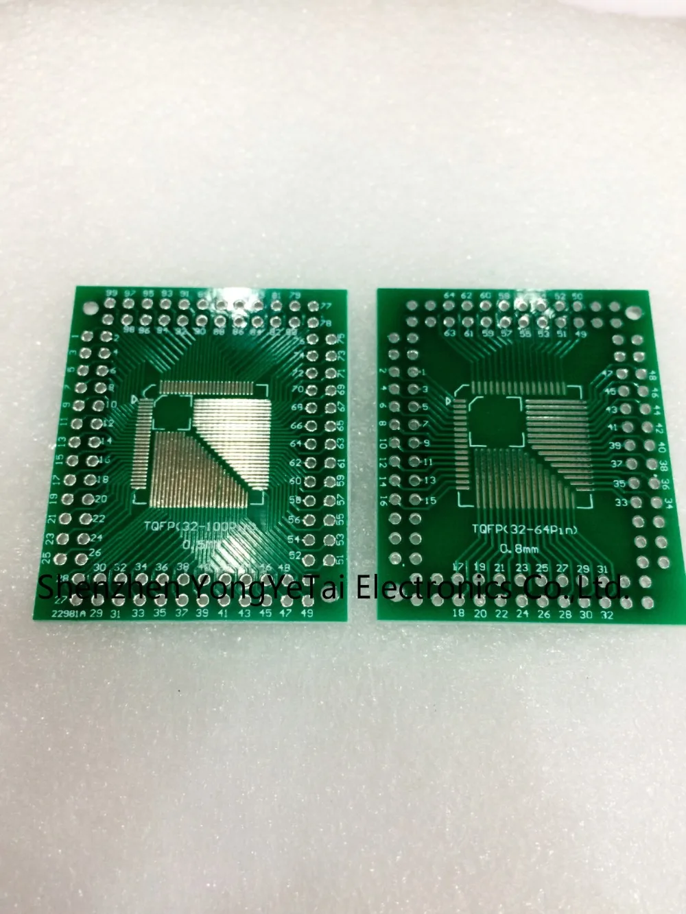 Hot sale Free shipping FQFP TQFP 32 44 64 80 100 LQFP SMD DIP 0.5/0.8mm  adapter plate
