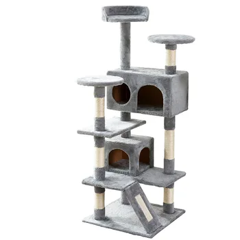 

Cat Jumping Toy with Ladder Scratching Wood Climbing Tree for Cat Climbing Frame Cat Furniture Scratching Post