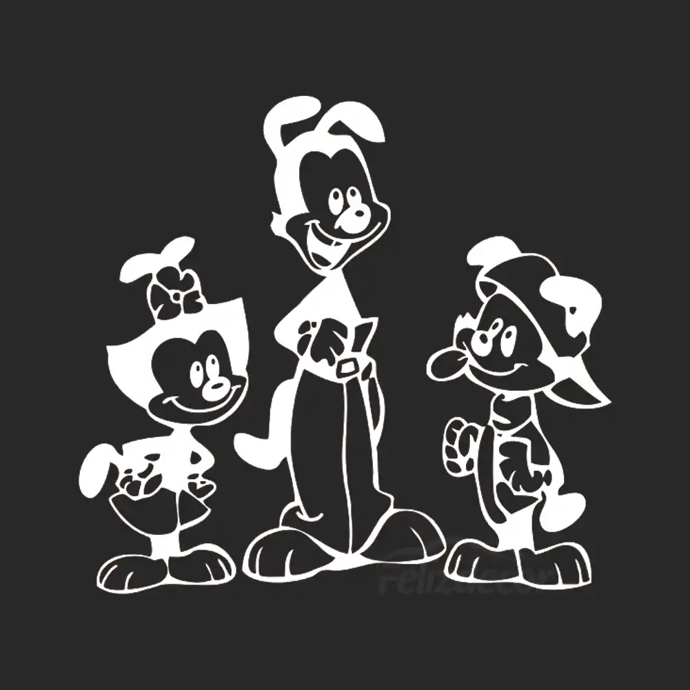 Tres Personagens De Desenhos Animados Sao A Discutir Coisas Intensamente Zp065 Arte Mural Vinil Adesivo Decoracao Do Carro A Prova D Agua Adesivos Para Carro Aliexpress arte mural vinil adesivo