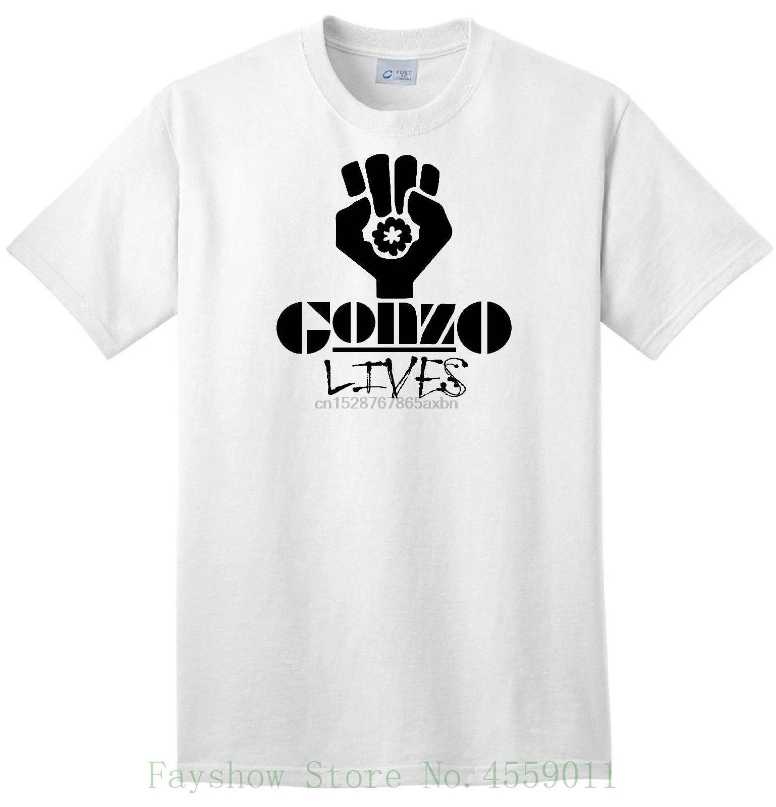 Gonzo Lives футболка Охотник с томпсоном Fear And Loathing Vegas journics 60 70 брендовая одежда лето